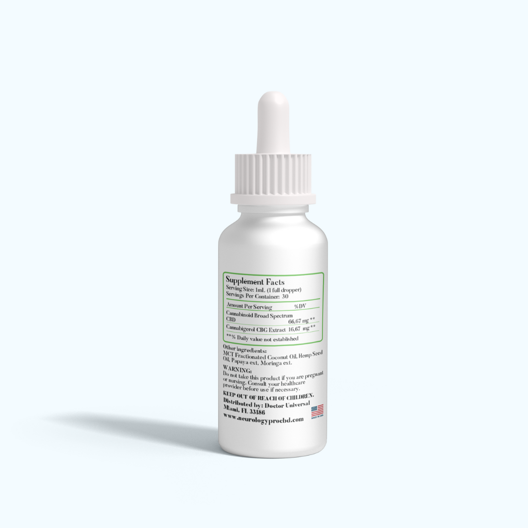 CBD 2000mg/CBD 500mg Broad spectrum tincture day