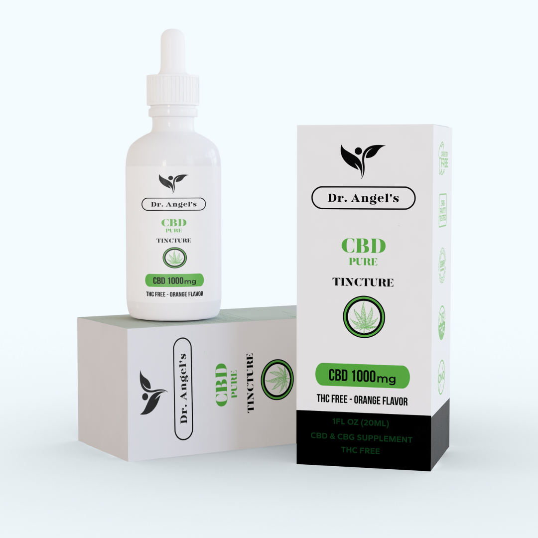 CBD 1000mg Pure tincture orange flavor – Dr Angel's CBD 1000mg Pure tincture orange flavor – Dr Angel's