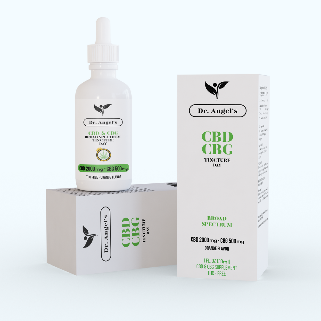 CBD 2000mg/CBD 500mg Broad spectrum tincture day