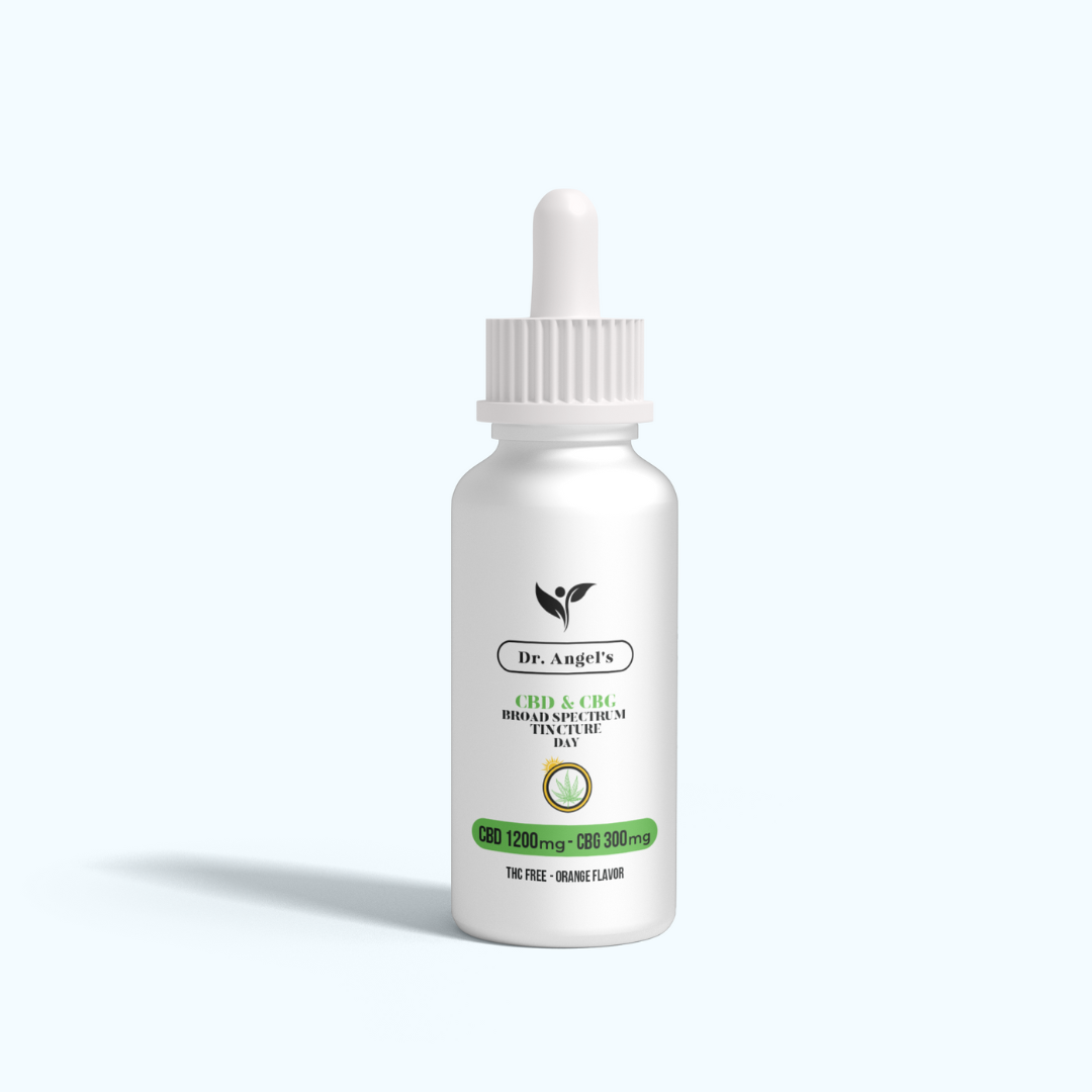 CBD 1200/CBG300mg Broad espectrum tincture day – Dr Angel's CBD 1200/CBG300mg Broad espectrum tincture day – Dr Angel's